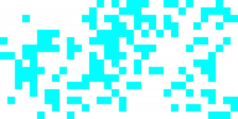 pixel blue on white background