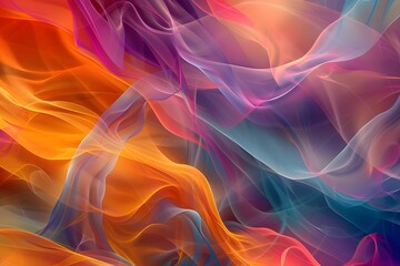 Abstract Swirling Colors