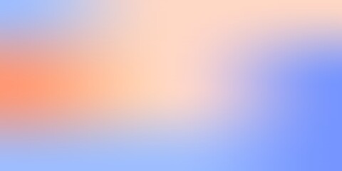 Obraz premium smooth gradient background in cream and blue colors.
