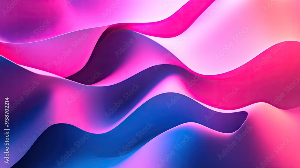 Aufkleber a gradient abstract background with smooth transitions, ideal for contemporary and minimalist design