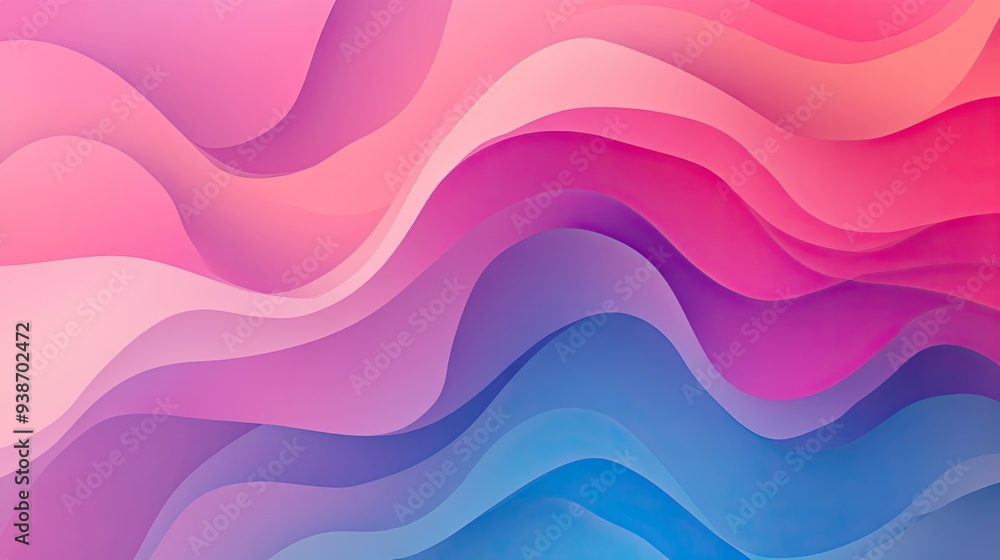 Aufkleber a gradient abstract background with smooth transitions, ideal for contemporary and minimalist design