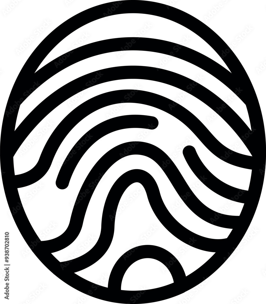 Poster fingerprint is providing security and identification through biometrics