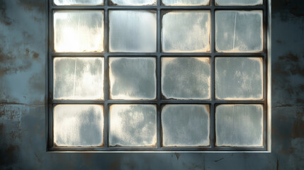 old wooden window in the building, old wooden window in the wall, window texture