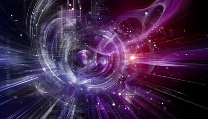 Obraz premium dynamic purple abstract business background