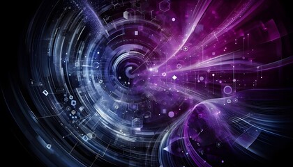 dynamic purple abstract business background