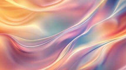 Obraz premium Abstract background with flowing lines and smooth gradients, creating a tranquil atmosphere.