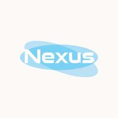 nexus logo, nexus typography logo, nexus wordmark logo vector, Nexus Simple Modern logo