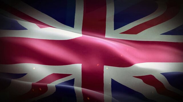 United Kingdom Flag Wallpaper, UK Flag waving Texture background
