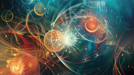 Obraz premium other dimension art background