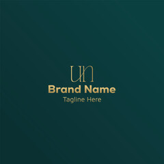 Initial based creative un logo