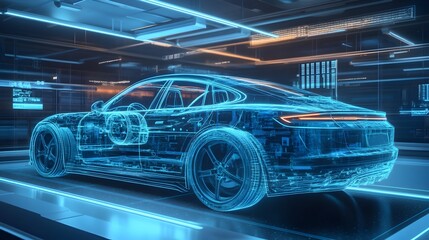 Digital Twin of a Car in a Simulated Virtual Environment for Comprehensive Testing Optimization and Safety Assessments