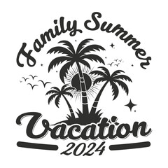 Family beach summer vacation t-shirt Design. Summer t-shirt design. beach vacation t-shirt designs  This design is for summer lovers..