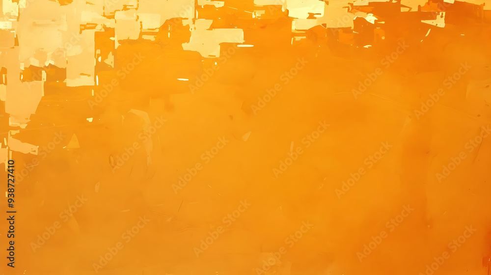 Poster orange abstract background with textured paint for design projects
