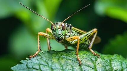 Fototapeta premium Various Insects on a White Background. A Detailed Display of Different Insects, Showcasing Their Unique Characteristics and Features, Perfect for Educational and Scientific Purposes.