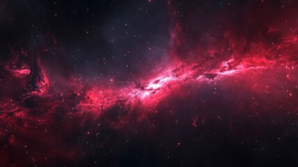 Beautiful cosmic nebula. Generative ai