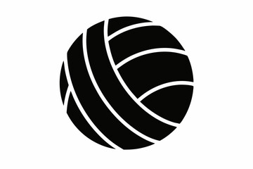 

Volleyball silhouette, Volleyball icon, Volleyball svg, Sports ball vector illustration