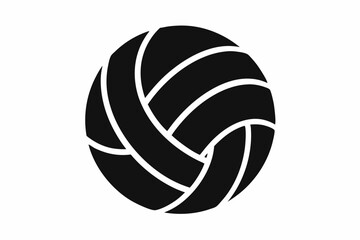 

Volleyball silhouette, Volleyball icon, Volleyball svg, Sports ball vector illustration