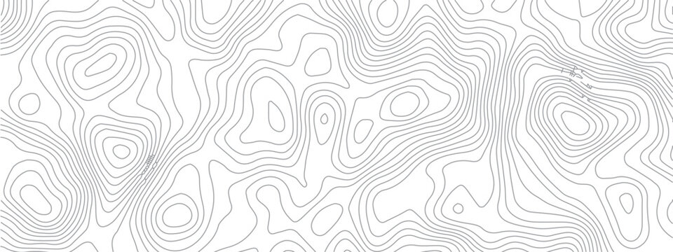 Abstract pattern with lines seamless pattern and topography.  sea map and mounted map area space geometrics line technology topo landscape grid map discovery area. Modern design white background.