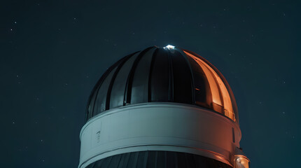 a large dome with a light on top of it