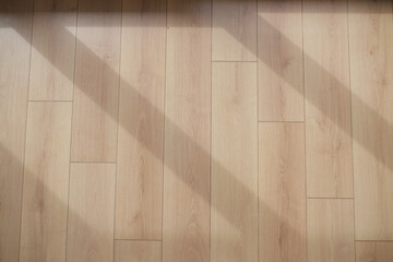 Elegant and Stylish Light Wood Flooring Featuring Beautiful Natural Shadows Throughout