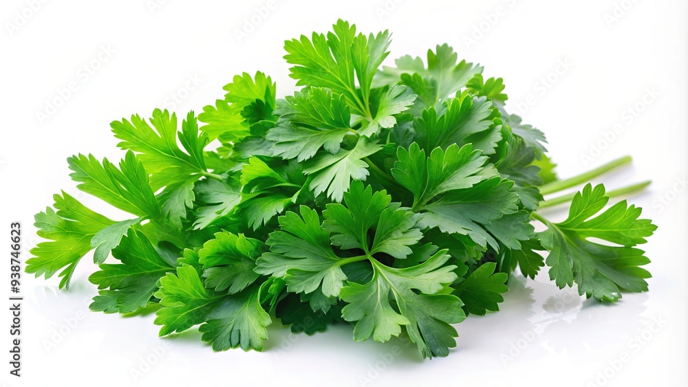 Canvas Prints Fresh green parsley leaves isolated, parsley, herb, green, leaves, isolated, ingredient, cooking, culinary, fresh, healthy