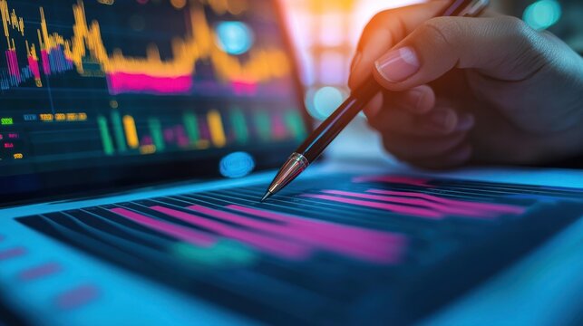 Business finance and investment, Analyze economic growth charts for informed business finance decisions and financial decision-making. Stock Market report, Strategy, Data Collection, Forecasting 