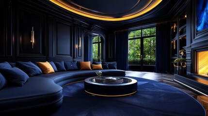 A 3D French chateau with soft lighting, symbolizing the historical elegance of France.