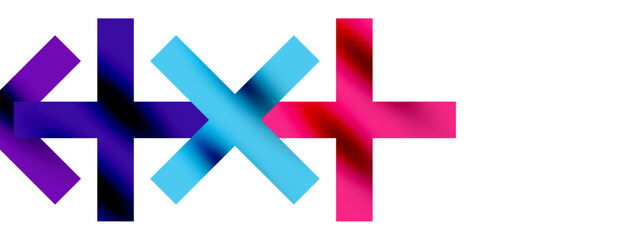 Obraz premium Colorful squares, lines minimal abstract background. Vector Illustration For Wallpaper, Banner, Background, Card, Book Illustration, landing page