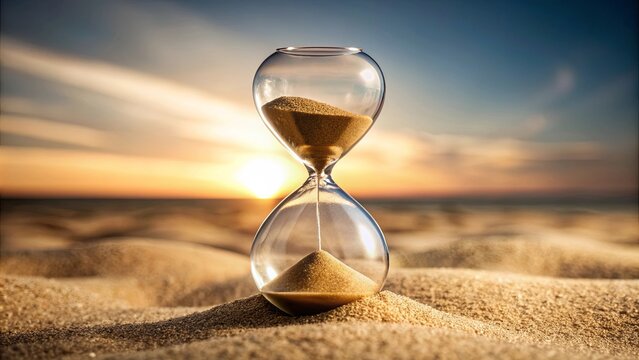Hourglass with sand running out, symbolizing time running out, time, countdown, clock, sand, glass, running out, measurement