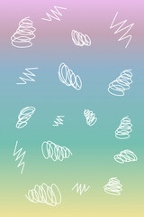 Pastel background with soft ice cream color
