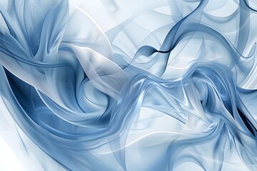 Obraz premium Abstract Blue Smoke