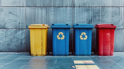 Recycling bins Using recycling bins