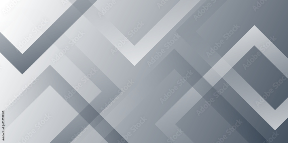 Poster abstract grey and white geometric stylish modern background design .different shapes and tangle line