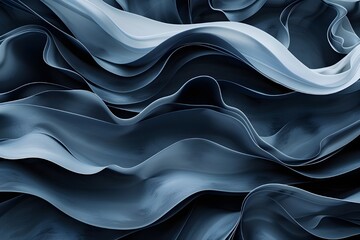 Obraz premium Abstract Blue Waves