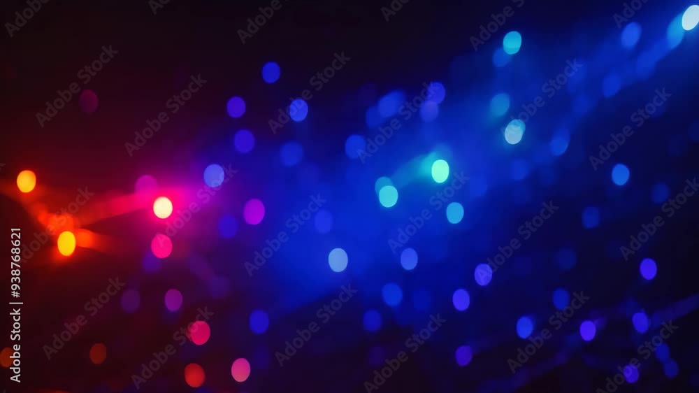 Poster a digital abstract representation of network connectivity, showcasing colorful lines and nodes, a di