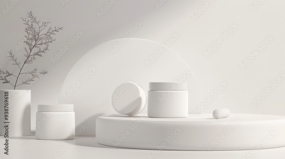 Poster clean and crisp product background with a soft gradient transitioning from light gray to white.
