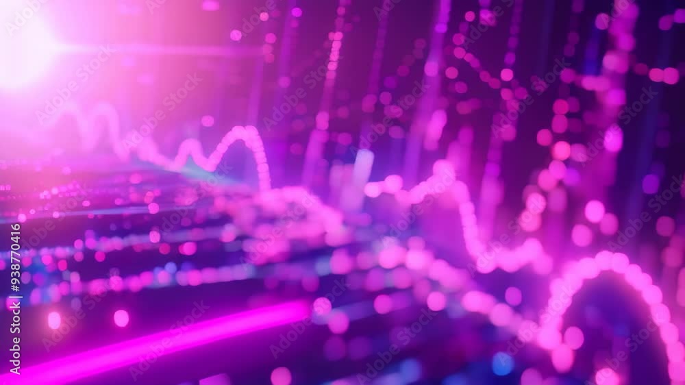Poster a close-up view of a dynamic stock market graph with lines fluctuating in a digital display, a dynam