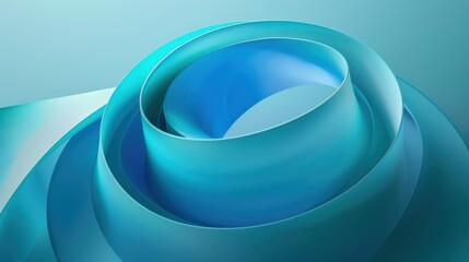 sleek product background with a gradient of cool colors, transitioning from deep blue to light turquoise.