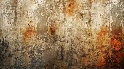 Obraz premium the artistic charm of grunge texture featuring a rough, weathered surface with a blend of stains and scratches.