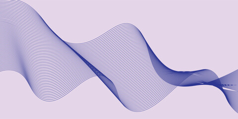4K abstract line gradient design. Purple wavy line desgin EPS 10 vector illustration. Gradient mesh design with light purple background. HD wallpaper