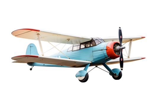 Commercial airplane isolated on transparent background, high-resolution PNG for aviation design projects and digital illustrations, featuring detailed aircraft structure and modern airliner aesthetics