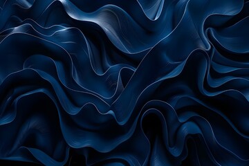 Obraz premium Abstract Blue Waves