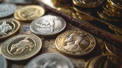 the historical significance of commemorative Egyptian coins