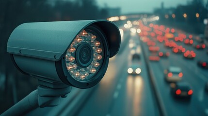 Security Camera overlooking Highway
