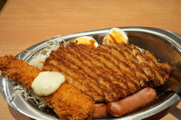 Japanese Food, Pork Katsu Curry or Cutlet Curry - 日本料理 カツ カレー
