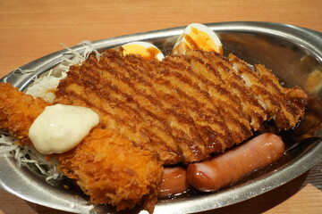 Japanese Food, Pork Katsu Curry or Cutlet Curry - 日本料理 カツ カレー