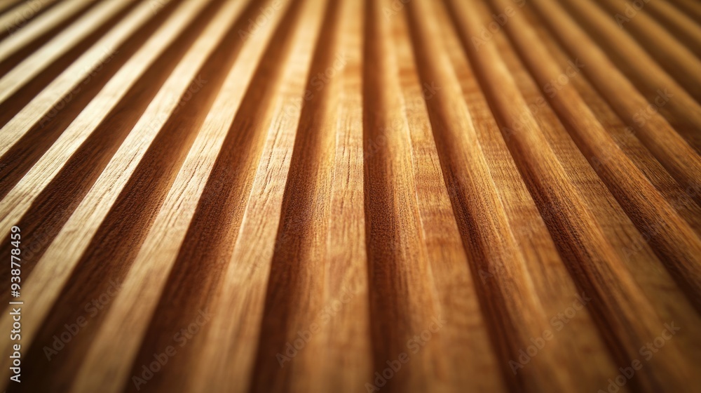 Poster abstract wooden texture with parallel lines