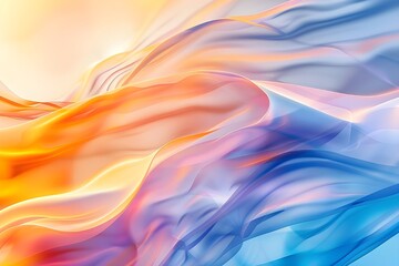 Obraz premium Abstract Flowing Fabric