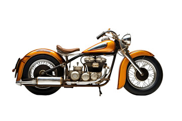 High-quality motorbike illustration PNG on transparent background for digital design projects and creative visual presentations