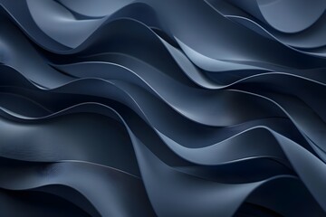 Obraz premium Abstract Blue Waves